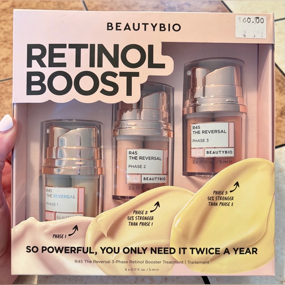 New in Box BeautyBio Retinol Boost 3 Step Set $160 Retail Value Real Results - Picture 2 of 10